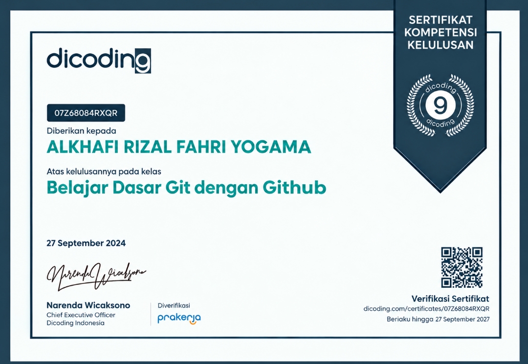ReyzDev certificate 2